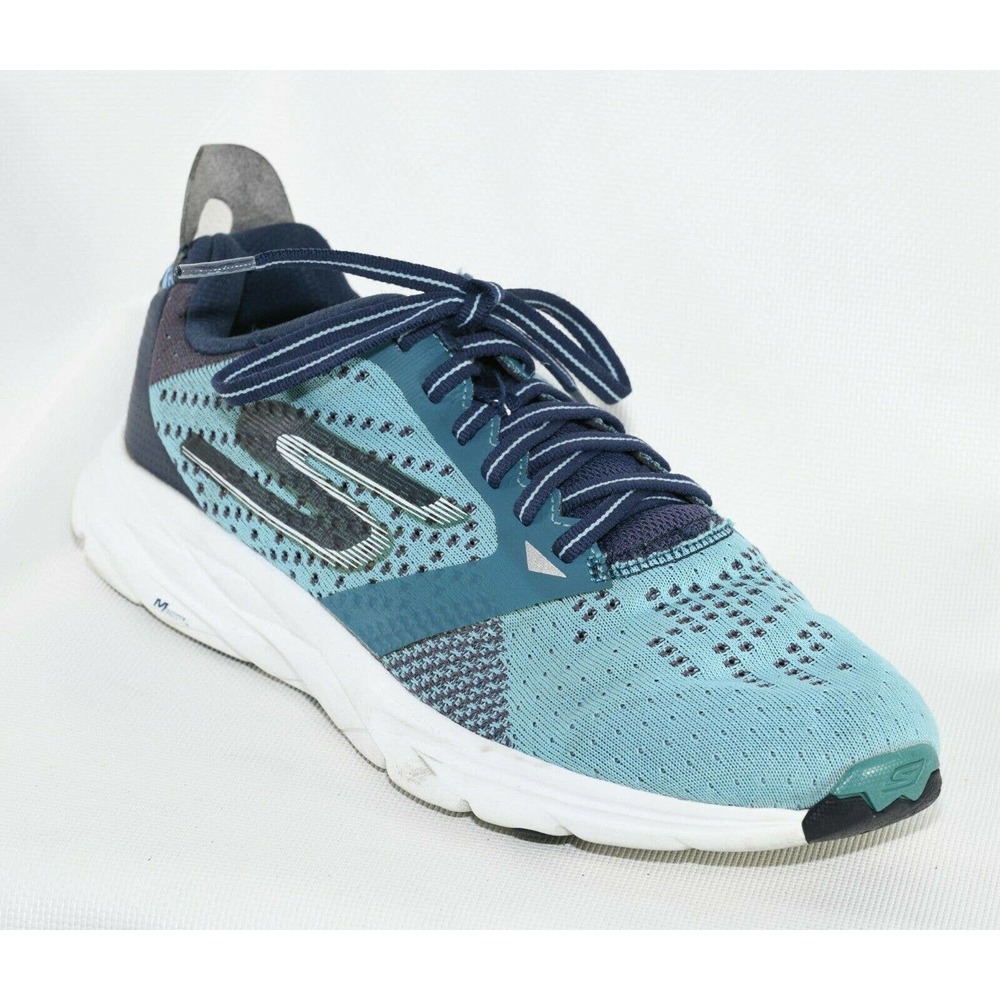 Skechers Women's Go Run Ride 6- Teal Blue Running Shoes- 14117 (Size US 7.5)